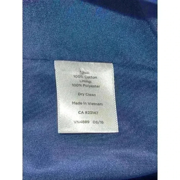 Talbot's Women's 22WP Blue Velvet Blazer Single Button Preppy Dressy Career - Picture 7 of 7